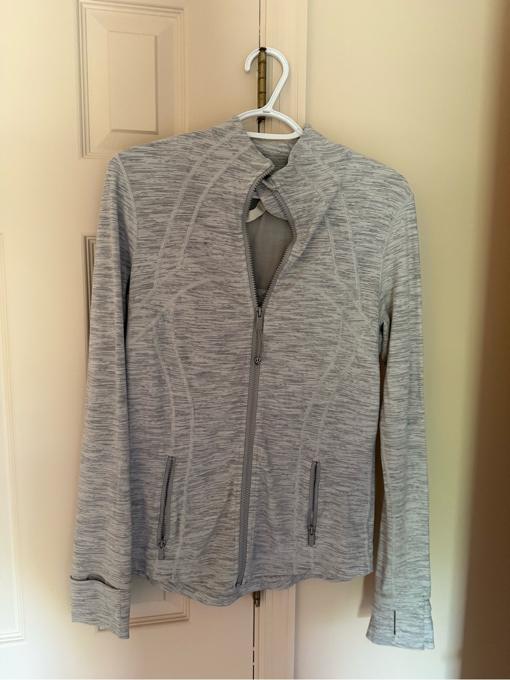 lululemon athletica Heather Gray Full-Zip Utility Jacket